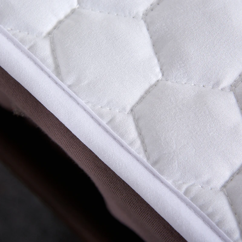 100% Polyester Fabric Waterproof Mattress Protector With Around Elastic