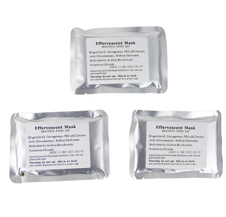 Home made effervescent mask capsules 32 pcs collagen tablets for DIY Fruit Vegetable mask