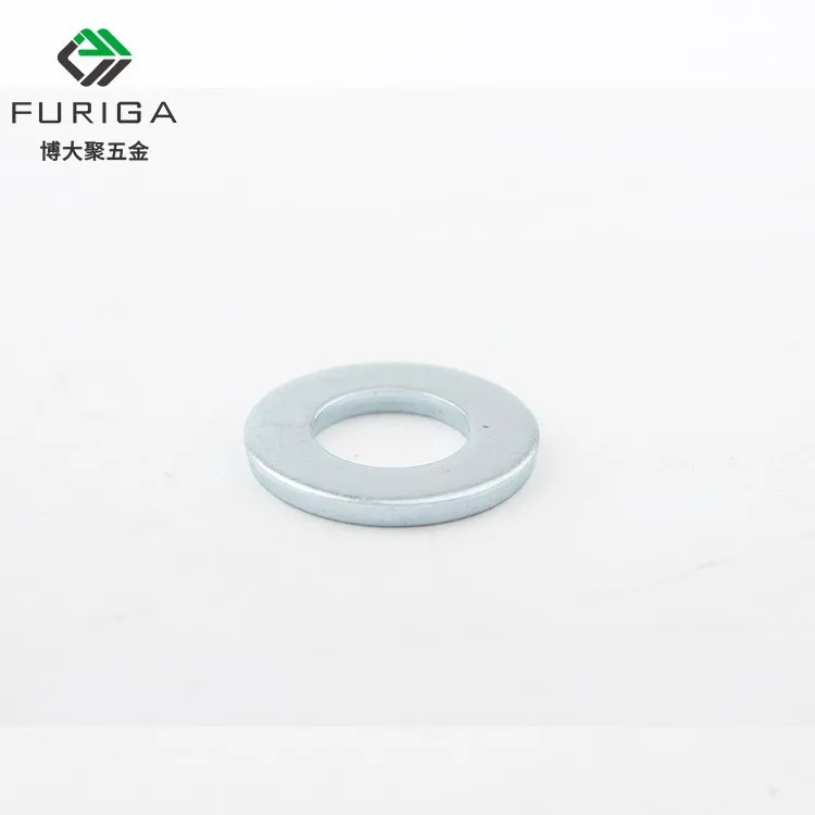 Factory direct sales of high standard carbon steel galvanized thin round hard flat washer