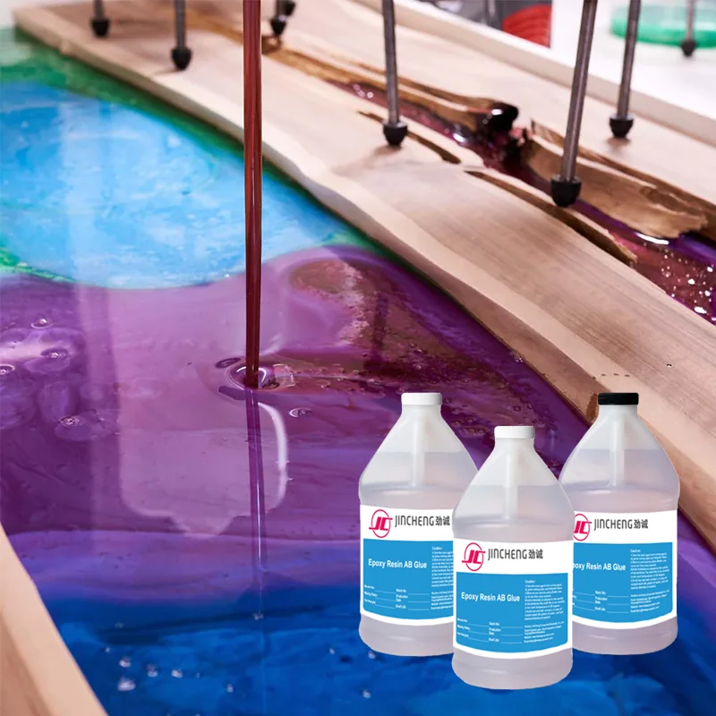 Table Resin Epoxy 2 :1 epoxy kit complet Wood River 5 kg Deep Pour Epoxy Resin Gallons