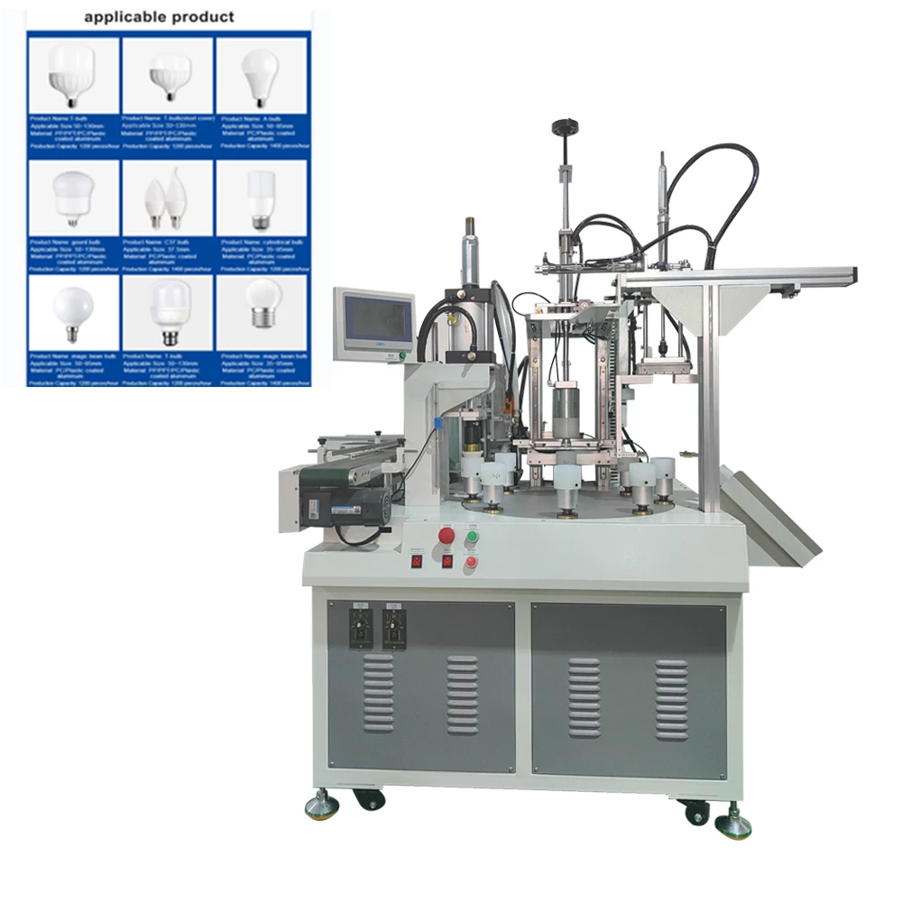 led bulb manufacturing machine LED bulb machine  led bulb light cover assembly line making machine