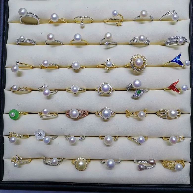 Natural Freshwater Pearls 3A Quality Per Piece Price High Luster Loose Button Pearl Half Drilled Flat Back Button Pearls