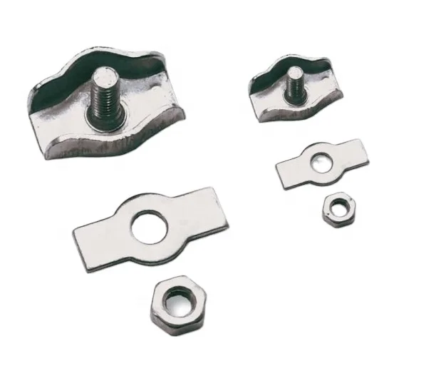 Hot Sales Stainless Steel Simplex/duplex wire rope clamp/wire rope clip for wire rope