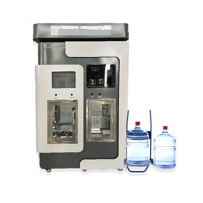 Coin Operated Automatic Water Vending Machine Philippines Self Service Pure Purified Drinking Cold Water Dispenser Equipment
