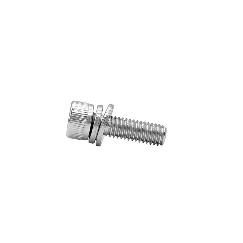 All Size M2.5 M3 M4 M5 Stainless Steel AISI 304 316 316L Hex Socket Head Cap Sems Screw DIN912