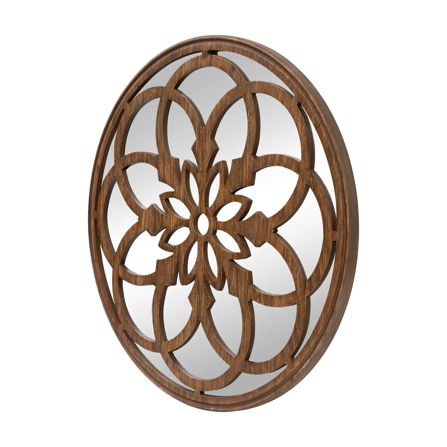 YUNFEI design shape accent round mirror glass