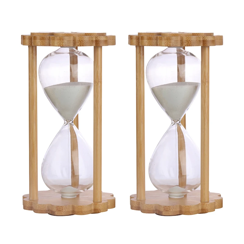 XINBAOHONG 10 min Hourglass Sand Timer Clock Wood For Business Sand Clock