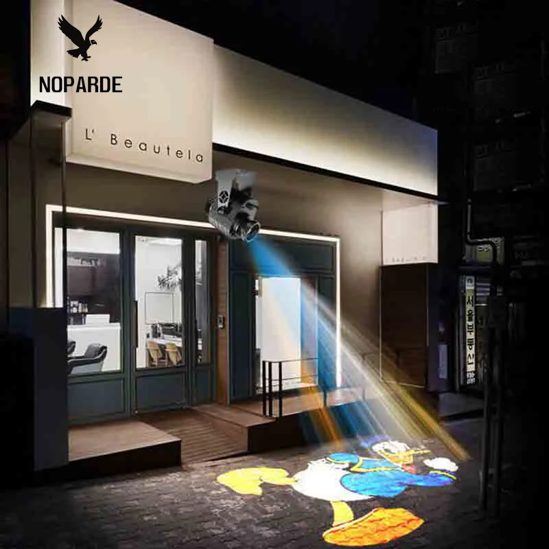 Custom Advertising Projection Lamp 25W Rotating Indoor Lighting Hd Led Logo Projector Light
