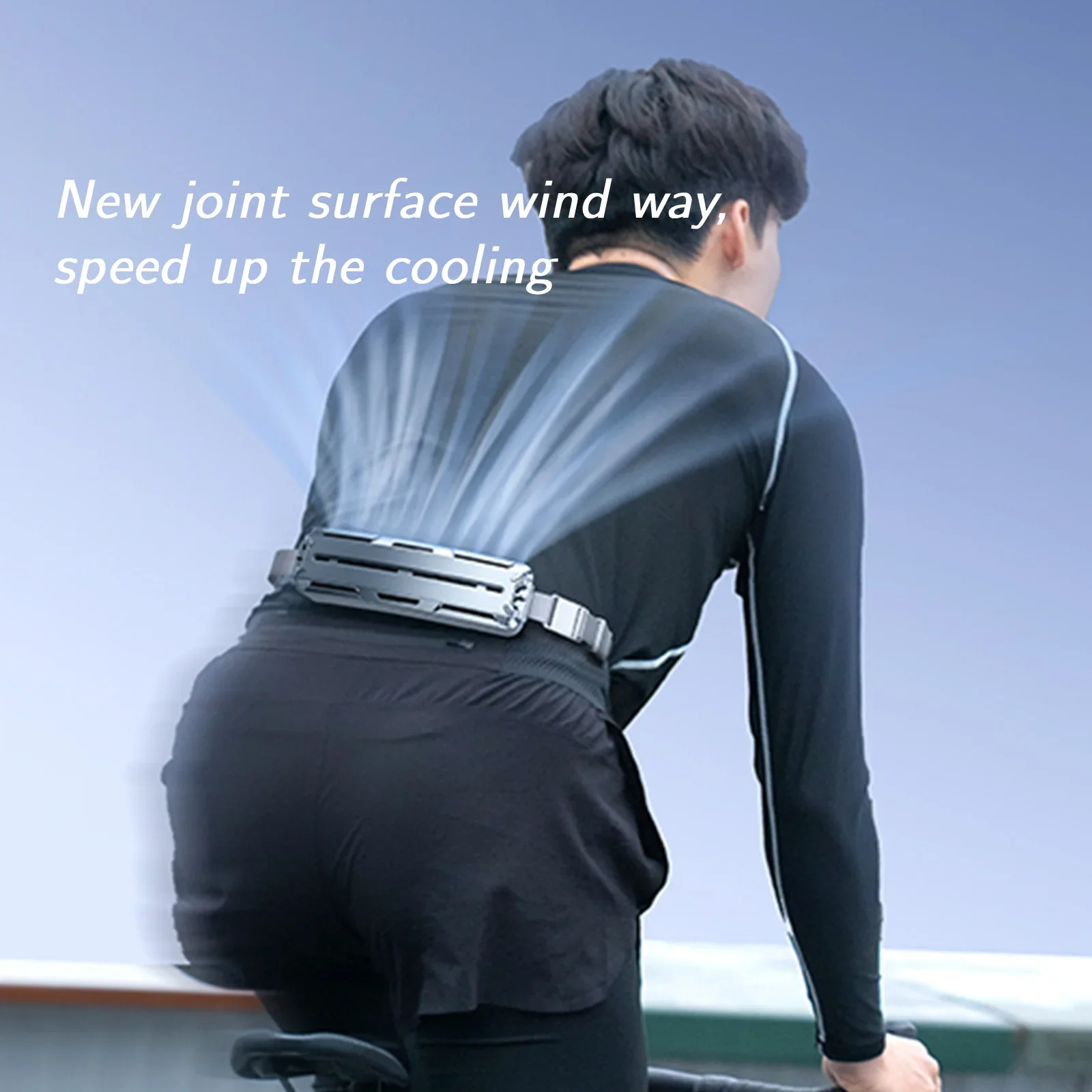 5000mAh Hanging Neck/Waist Fan USB Mini Portable Rechargeable Fan For Outdoor Camping Hiking Climbing Running Sports