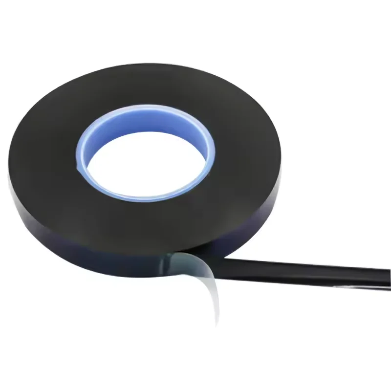 Pressure Sensitive Black PET Reinforced Acrylic Double Sided PE Foam Tape 62645 Glass Touch Screen Paste