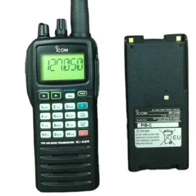 ICOM IC A24 VHF AIR BAND TRANSCEIVERS walkie talkie  radio