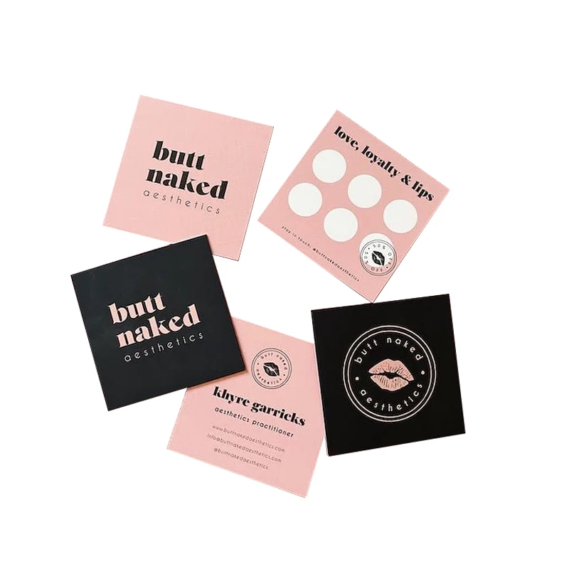 Free Design Custom Branded Matt Art Paper Business Thank You Gift Paper Greeting Cards with Wrapping Envelope