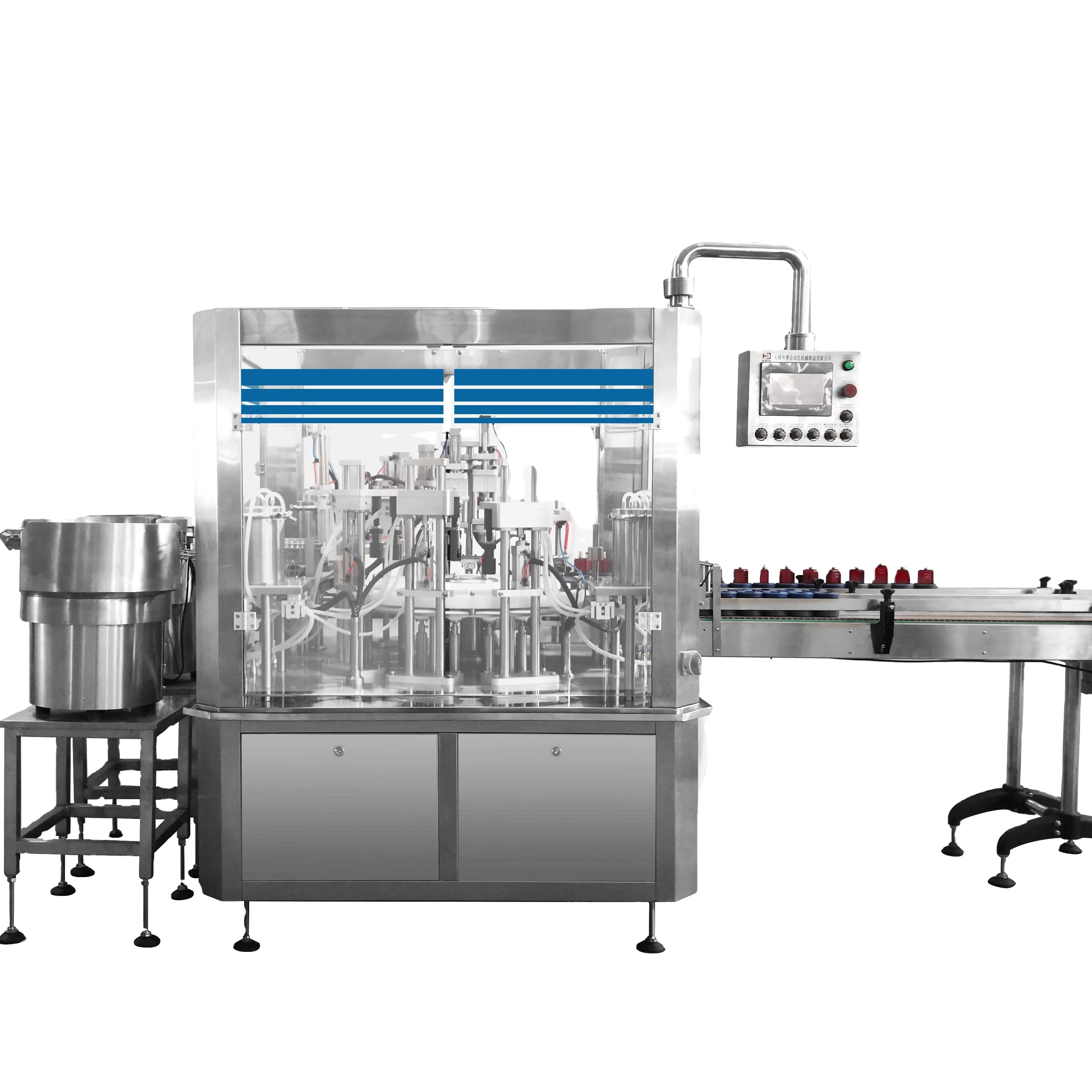 Liquid Super Glue Automatic Small Can And Sealing Powder Spice Bottle Perfume Dispenser Filling Machine