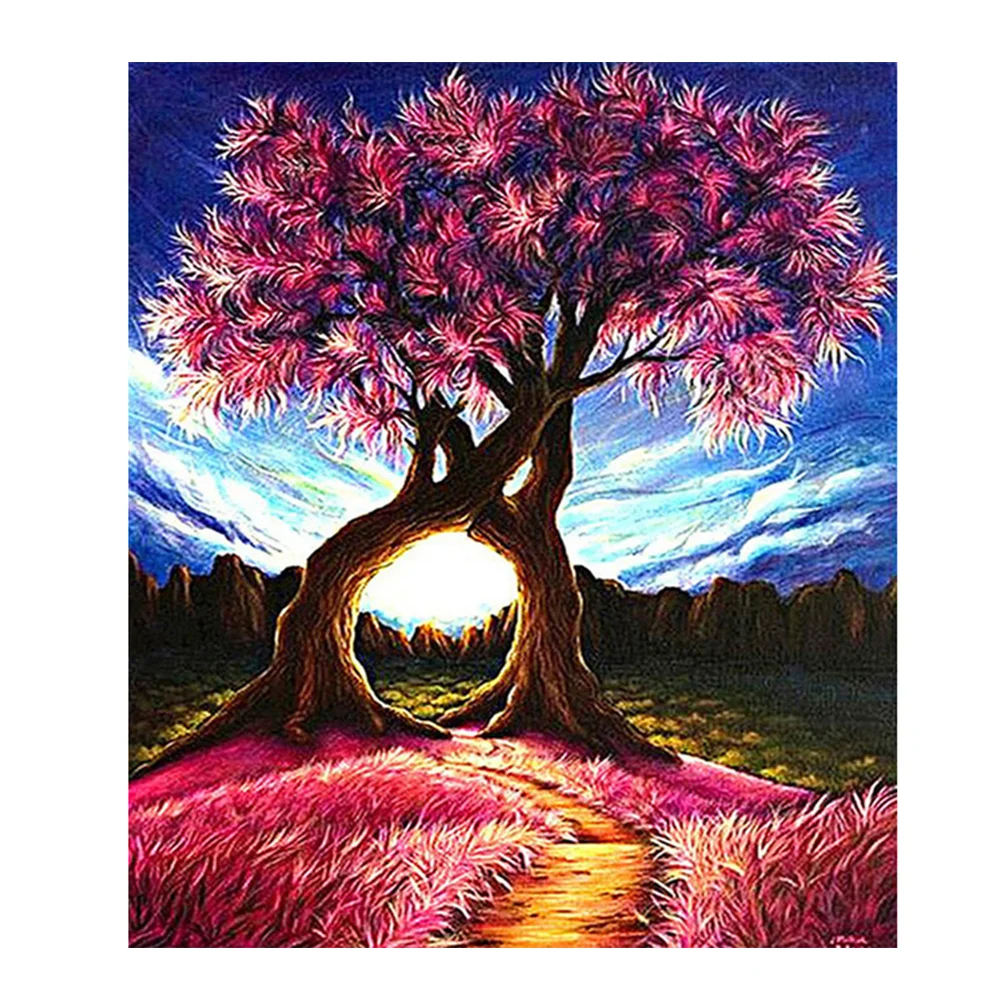 Tree diamond painting