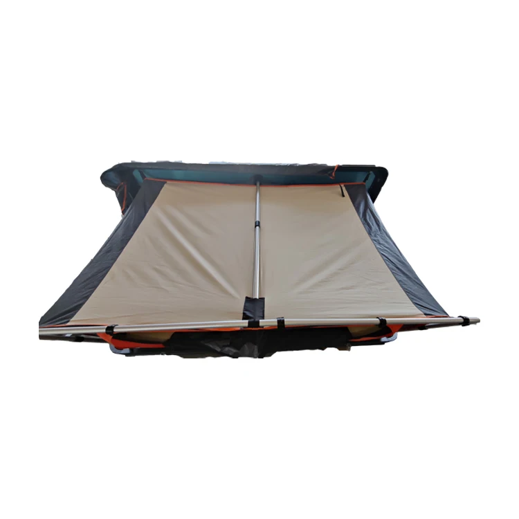 Marvelous Double Layers Portable Waterproof Car Roof Top Tent Outdoor Hard Shell SUV Camping Fitted 2-3 Person Aluminum Cotton