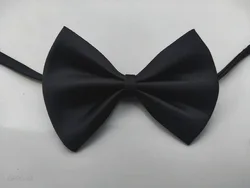 Children wholesale cheap Plain satin  perform bow tie pet bow tie baby tie