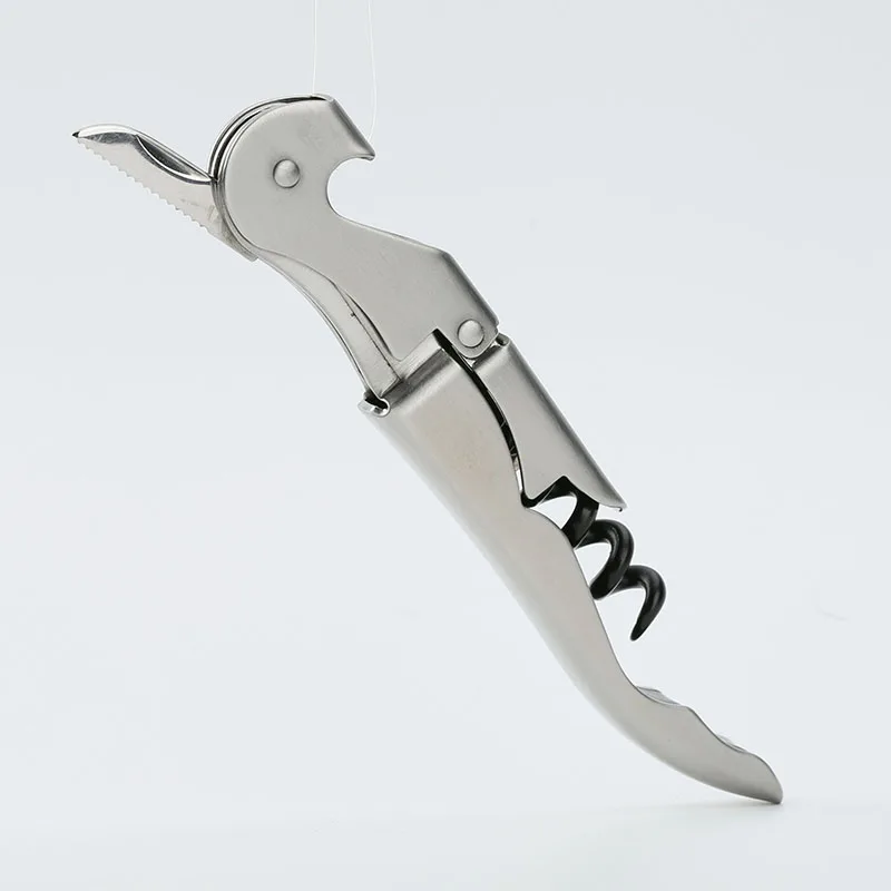 Customizable Logo High Quality Stainless Steel Wine Opener Top Selling Bottle Corkscrew Box Metal Red Wine Openers Key Beers