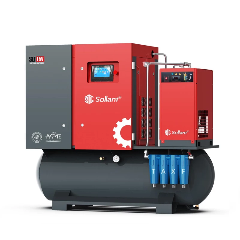 20hp screw air compressor two years warranty 8bar 10bar 16bar 22bar with CE air compressor manufacturer