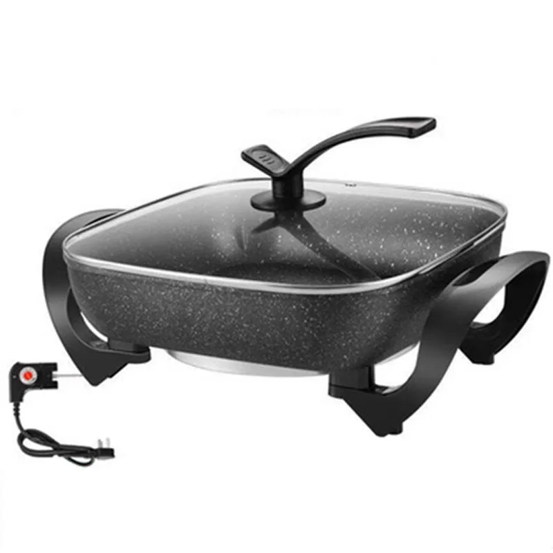 Electric Frying Non-Stick Pot Multi-Functional Household Large-Capacity One Korean-Style Electric Hot Pot Barbecue