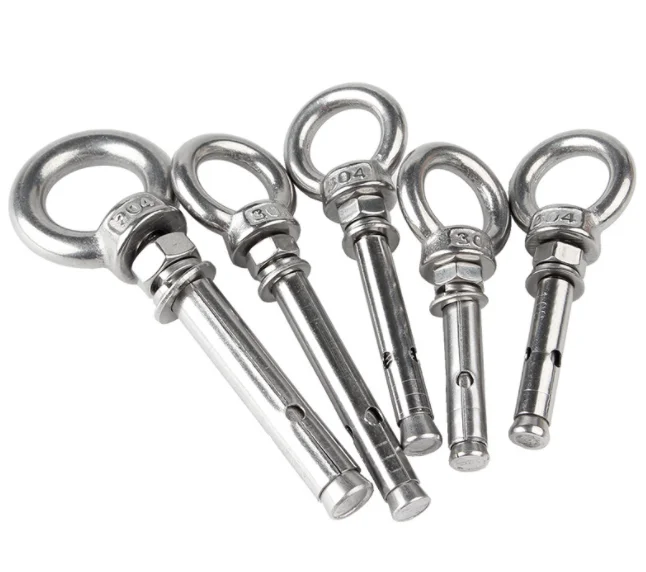 A2-70 M4 Custom Steel Eye Bolt Hook Type Expansion Bolt Anchor Bolt for Window