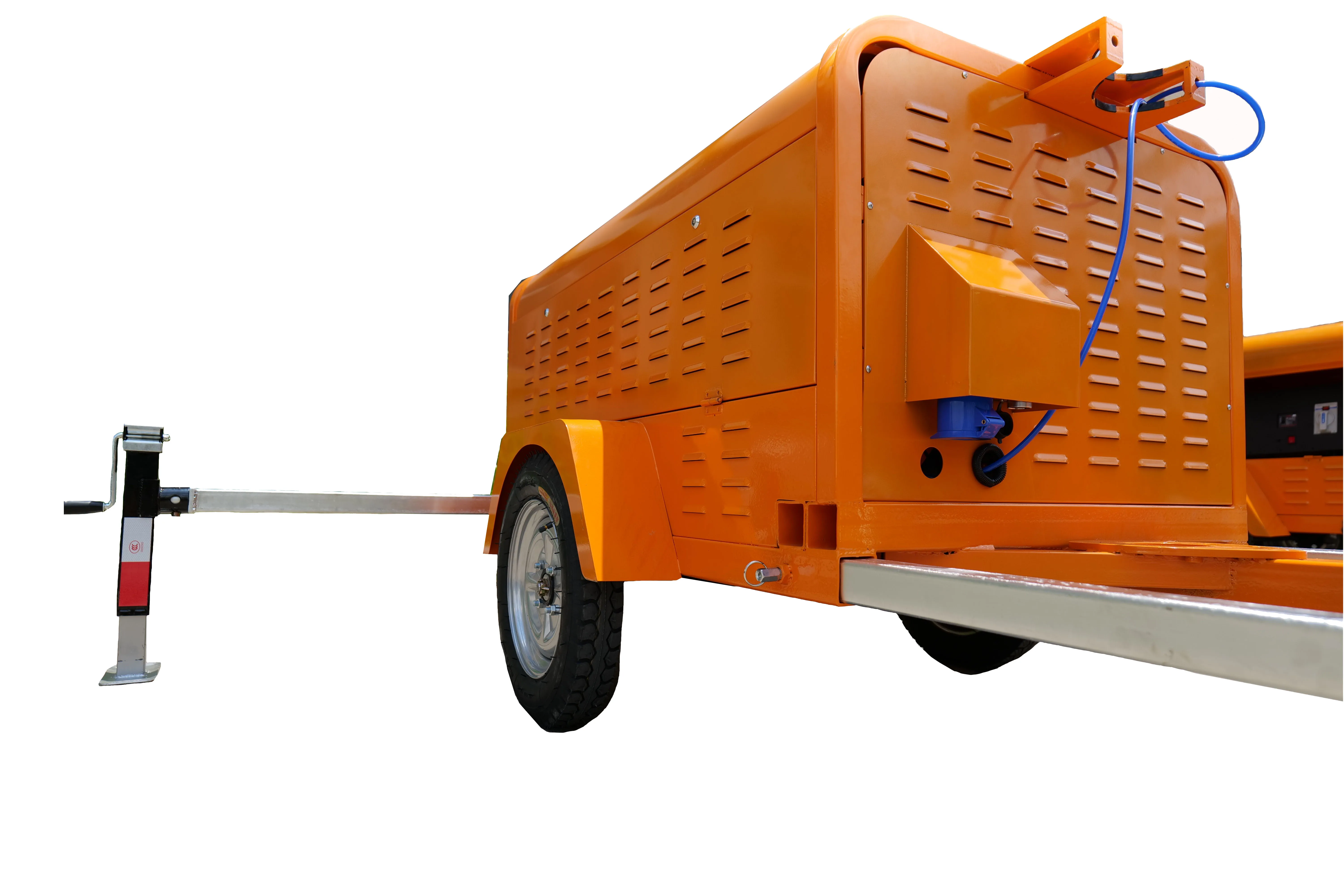 4*300W light tower 6m 9m 12m Pneumatic mast diesel generator tower light portable battery worksite light