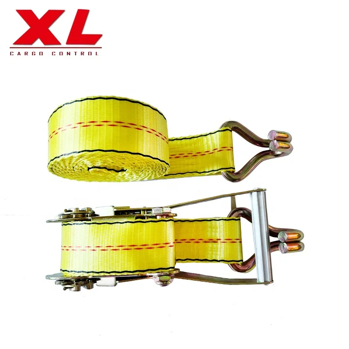 Автоматический Крепежный ремень, 50 мм, 1500 кг, выдвижной ремень с храповым механизмом, с двойным J-образным крючком