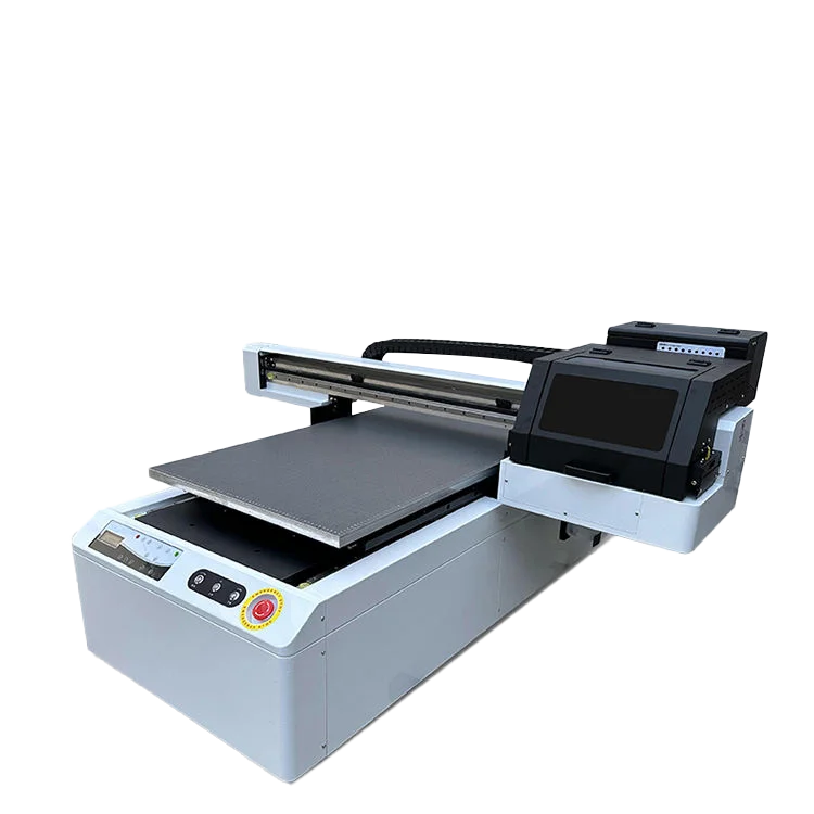 Hot sale 6090 UV flatbed printer A1 digital inkjet flatbed UV printer dual XP600 printheads glass bottle printing machine