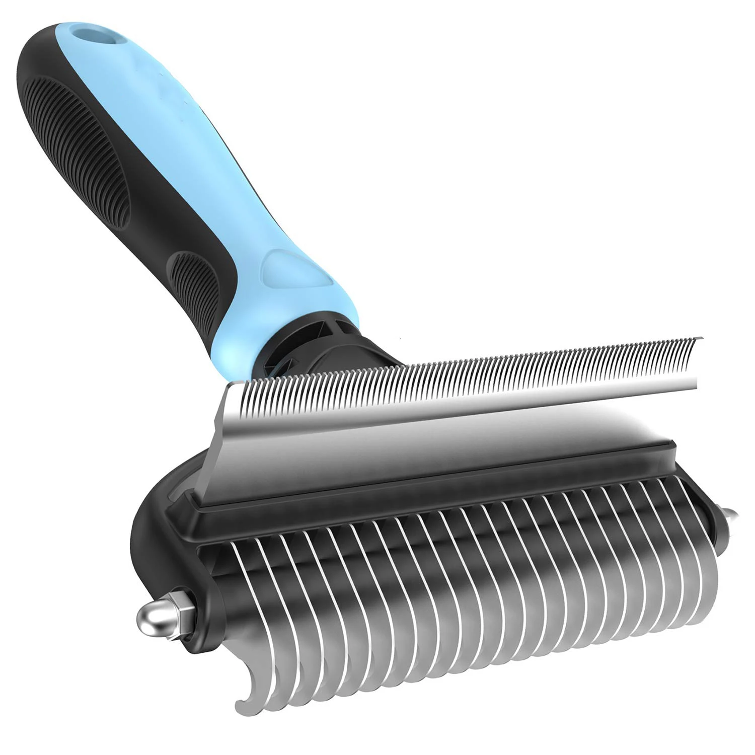 Zmaker 2 в 1 для ухода за питомцем Deshedding инструмент & Dematting подшерсток грабли маты и спутывания кошка собака удаления волос