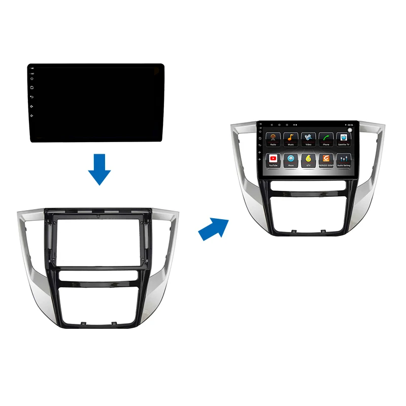 Android WIFI BT mirror link FM Car Audio Radio For Mitsubishi Grand Lancer 2017 2018 2019 GPS navigation Car Stereo