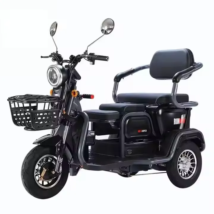 electric tricycle bike factory supply directly 500W 60V20Ah used adult 3 wheel tricycle electric scooter