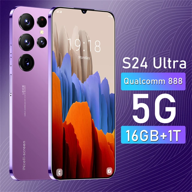 2025 Phone 6.7 Inch Original Full Screen Wifi Bt Fm Gps I15 Smartphone 12gb+512gb Android 4g 5g Sumsang S24 Ultra Mobile Phone