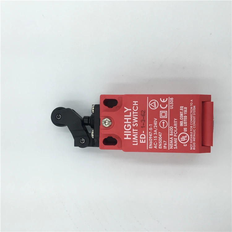 
Ip67 Protection 10a 1nc/1no Snap Action Safety Limit Switch Roller Plunger Limit Switch 