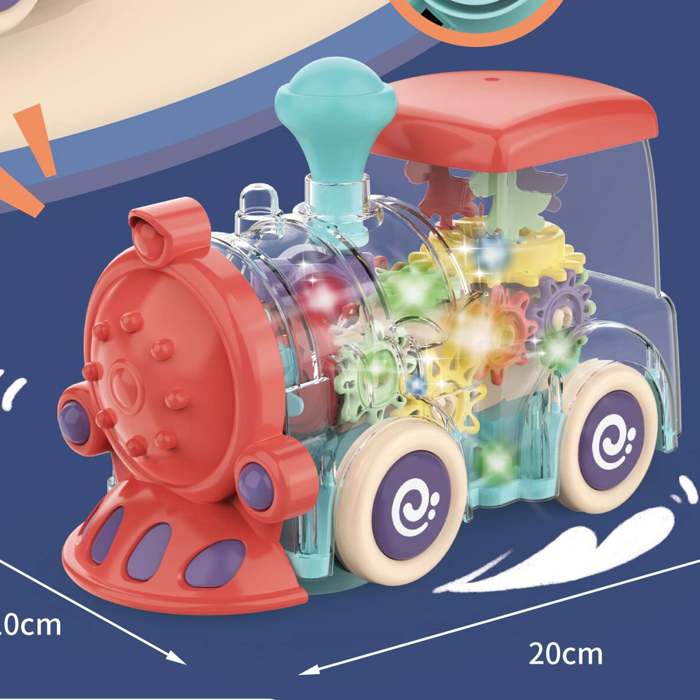 Детский мультяшный автобус, игрушечный автомобиль, игрушки для мальчиков, девочек, малыши, игрушки со светодиодной подсветкой (1600379146733)