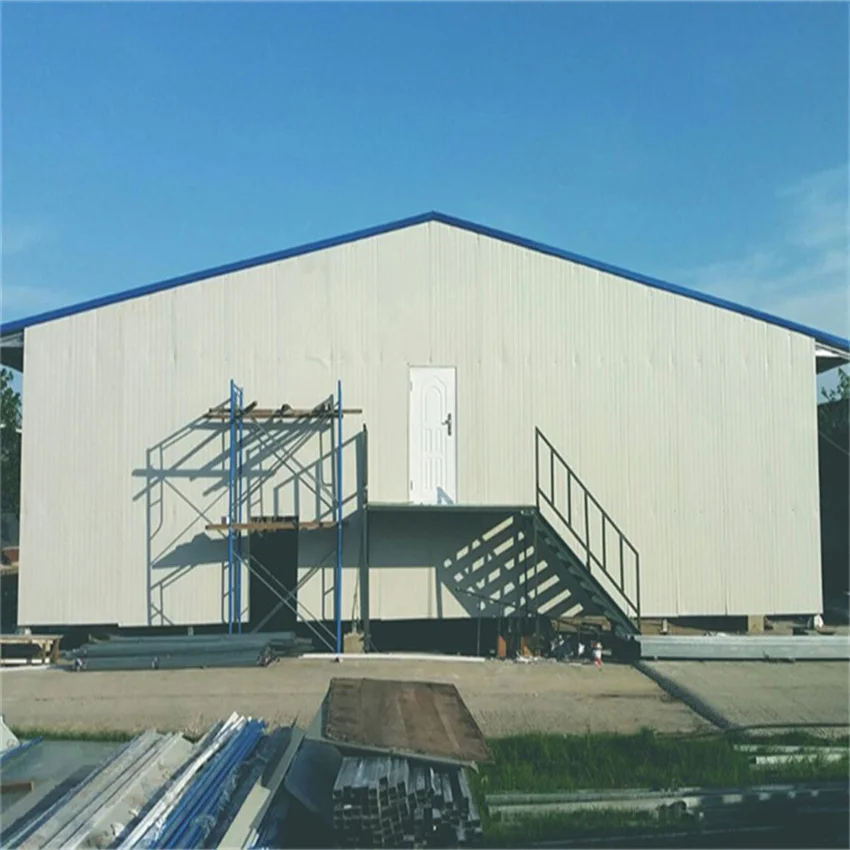 Steel Structure Workshop Building Pre Engineered H Section Light  Weight Steel Frame Construction Produced by Chinese Factory