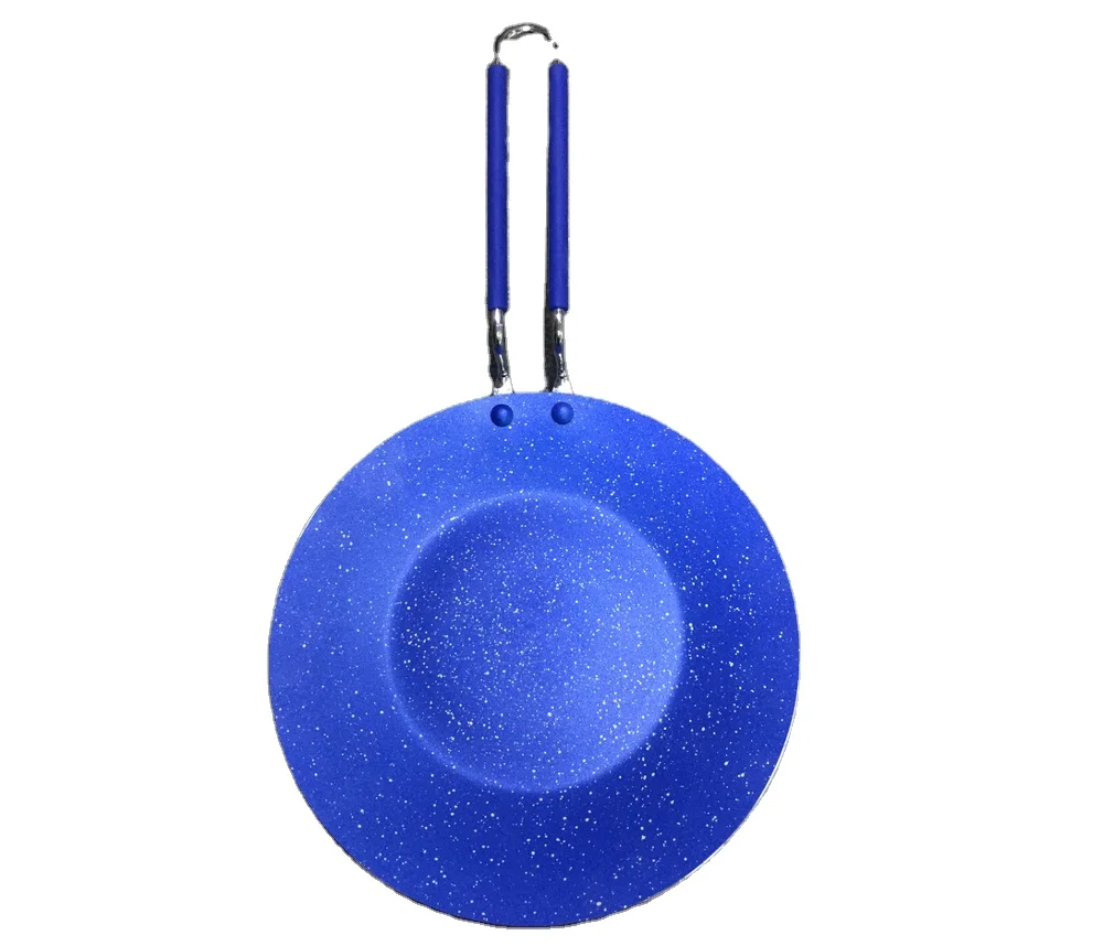 aluminum press concave tawa round tawa non stick frying tawa with stainless steel s/s handle