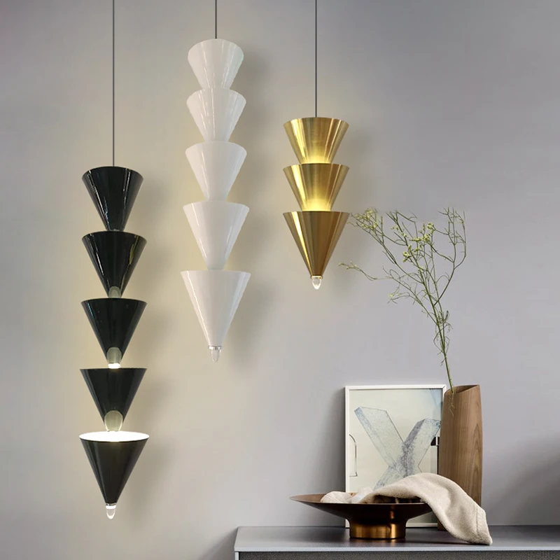 Wholesale retail home lighting living room background led pendant lamp hardware paint craft decorative light