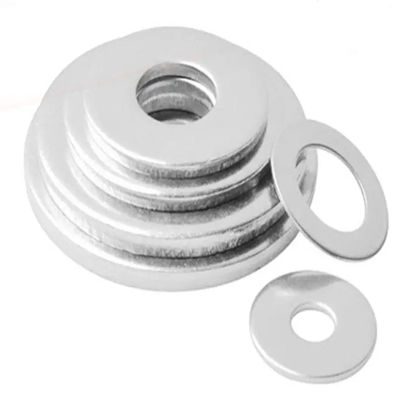 Iso7089 Din125 Gb97.1 A2 A4 High Quality Stainless Steel Wedge Zinc Finish Available Flat Brass Washers