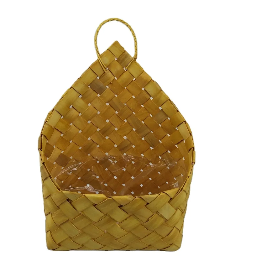 
flower basket chipwood basket storage basket 