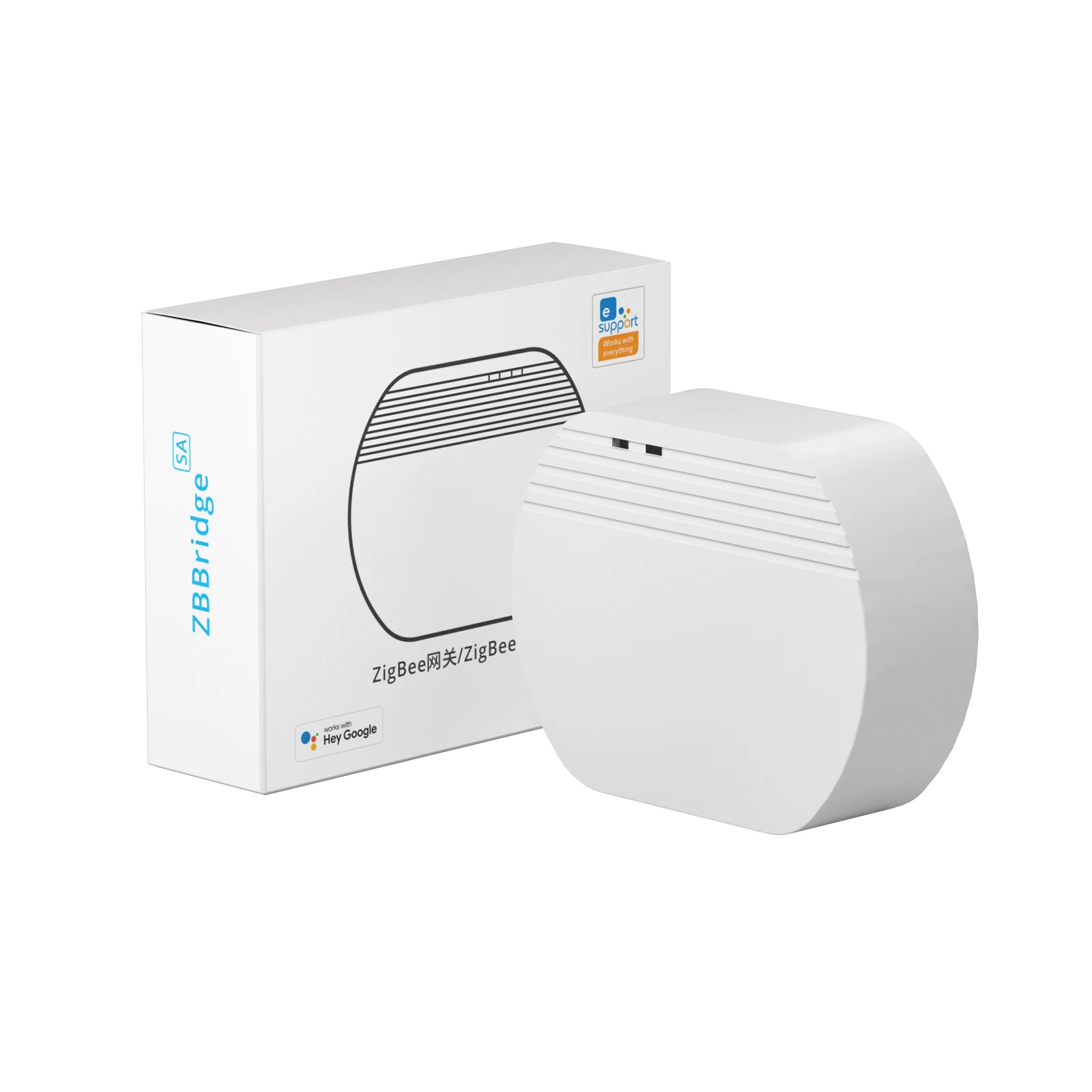 Woolley Zigbee 3.0 Hub Zigbee Controller Gateway Smart Home Bridge Up to 32 devices Voice Control with Alexa Google Assistant