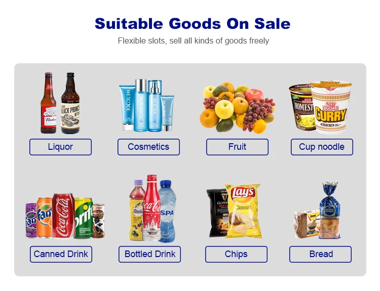 2024 December Hot Selling Combo Vending Machines Drink Vending Machine Outdoor 1400 Capacity 8 22 32 43 55 Inch Touch Screen