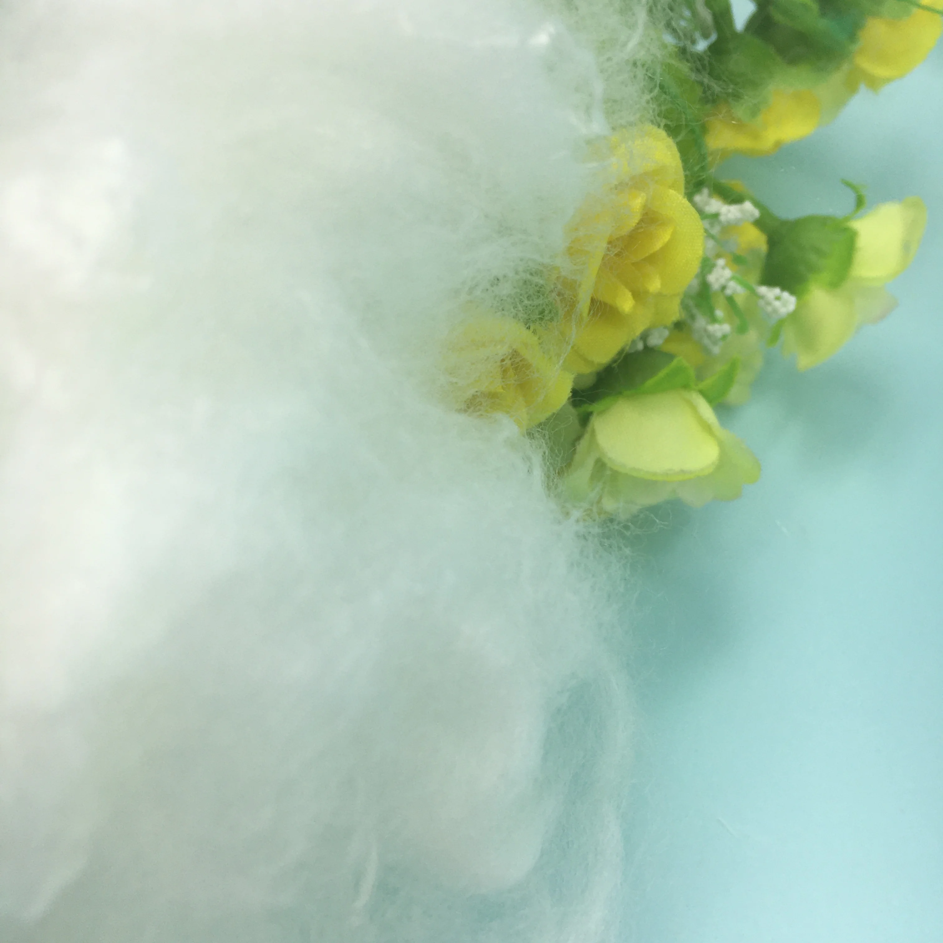 Pet flake 2D modacrylic bibre material wool like acrylic staple fiber