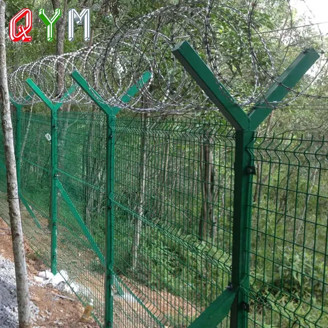 Airport Fence Security Perimeter Fence with Barbed Wire