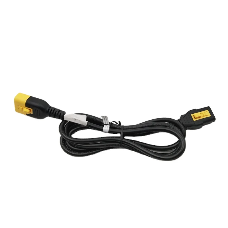 V-lock IEC C13 to V-lock IEC C14 secure power cord for PDU