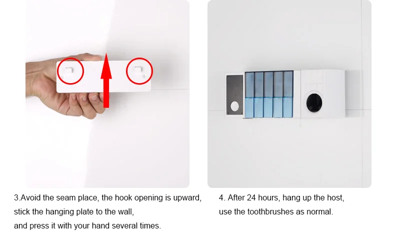 
B532 toothbrush sanitizer toothpaste dispenser sterilizer drier 5mins UV sterilize 