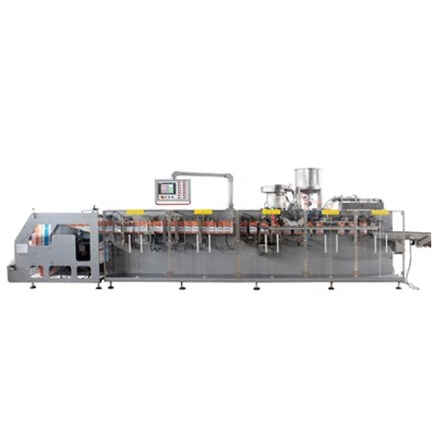 Automatic horizontal food chocolate cookie stick sugar sachet candy pouch packing machine manufacturer