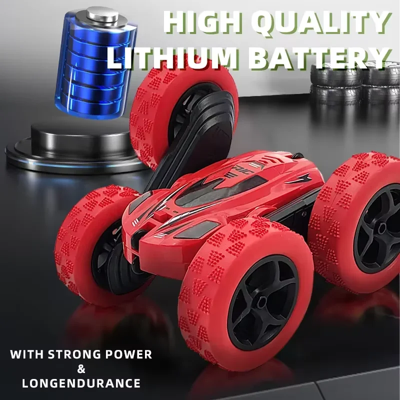 Hot Sale 2.4G Watch Remote Control Double-sided Explosive Wheel Stunt Rc Car Gesture Sensing RC Vehicle Toys