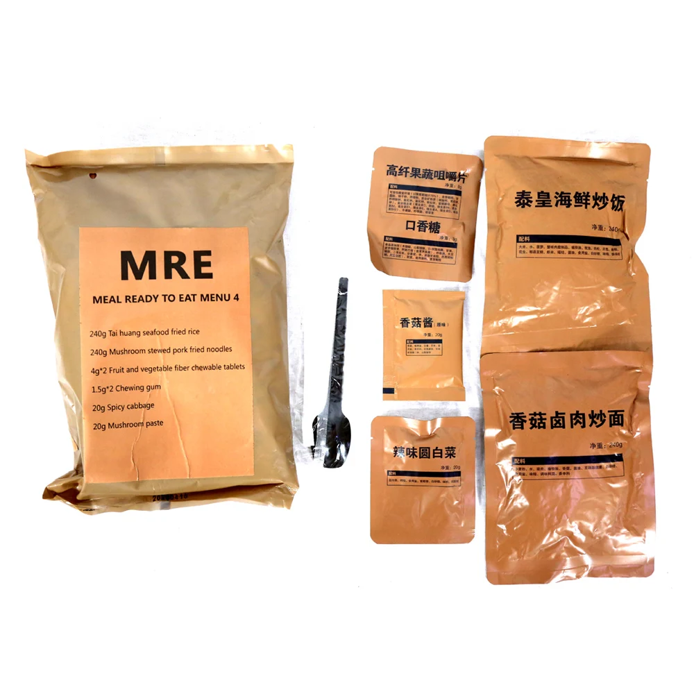 Готовые блюда с мгновенной едой, закуски