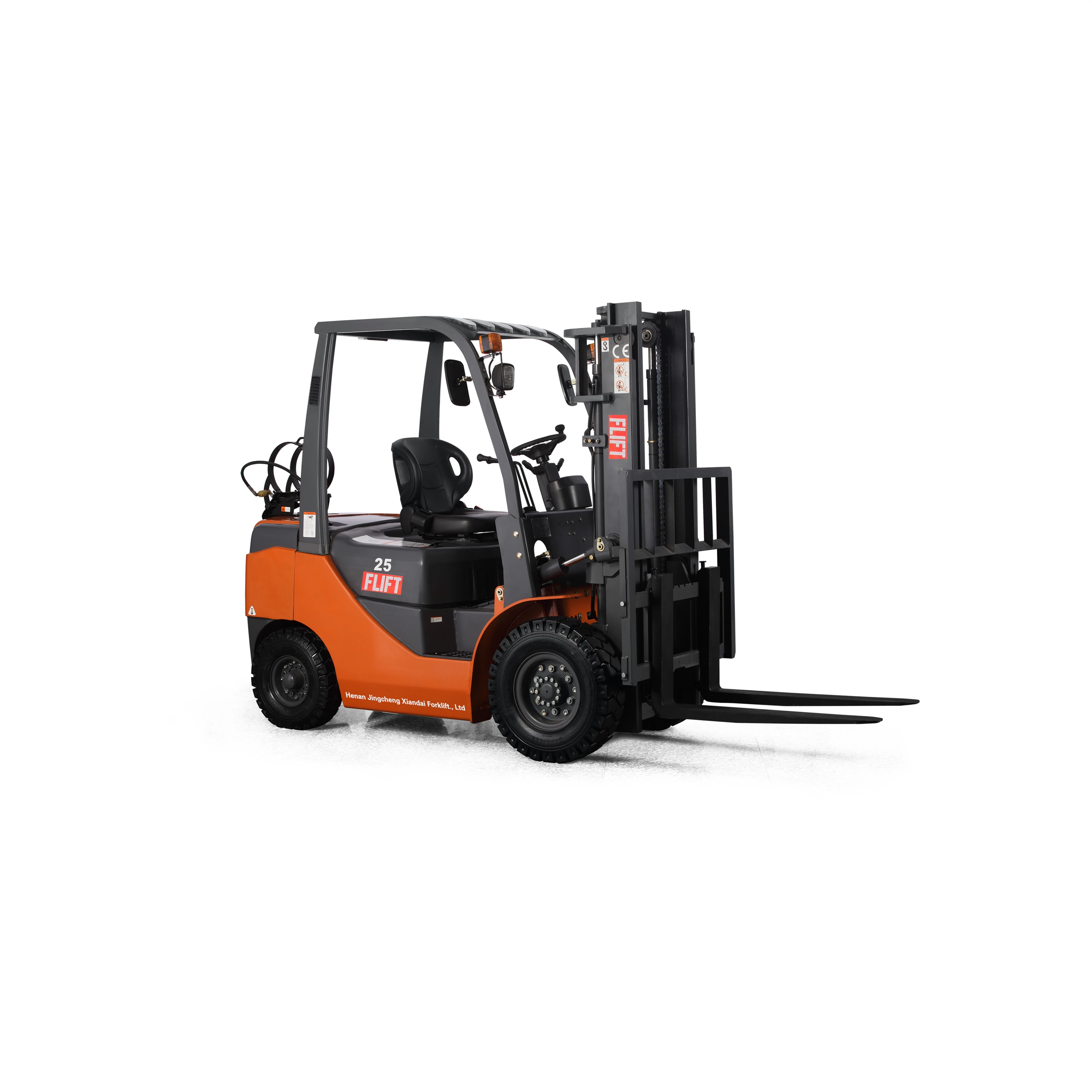 Customized small tonnage 2.5 ton LPG Gasoline forklift Truck with EPA Engine Hydraulic Transmission 2310 mm Turning Radius