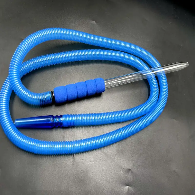 Manufacturers custom cheap glass hookah pipe 1.5 M disposable plastic shisha hookah hose
