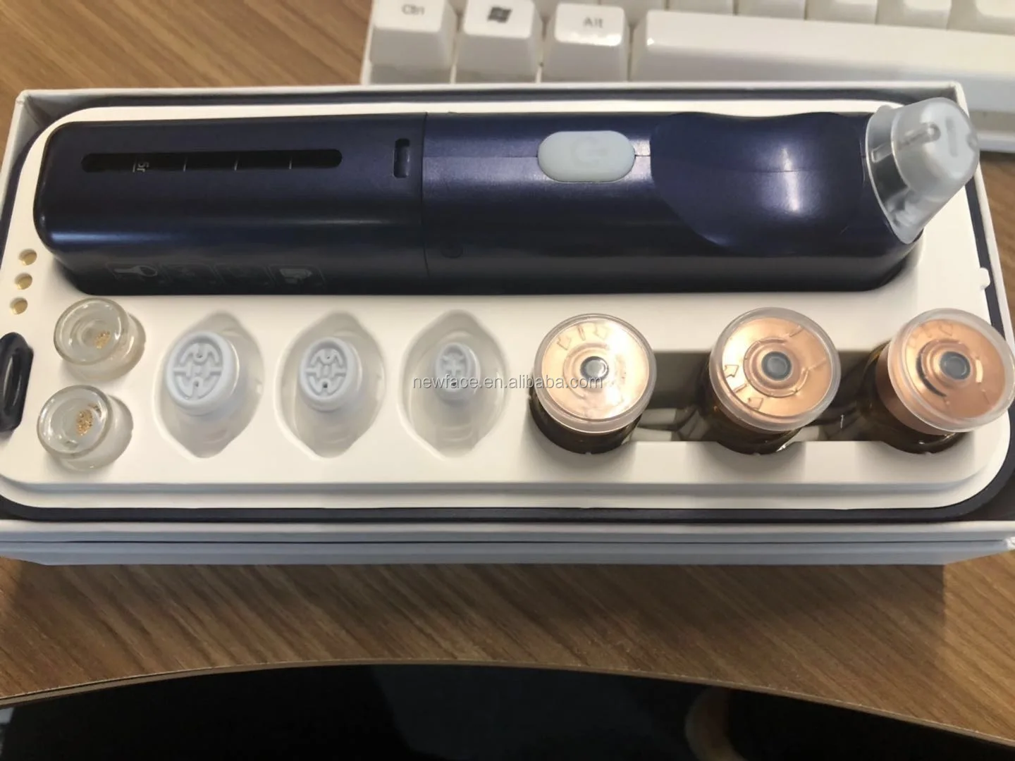 NV-W100 Китай рынок новые мини гидро лица дермабразия дропшиппинг USB зарядка 4 головки для удаления угрей